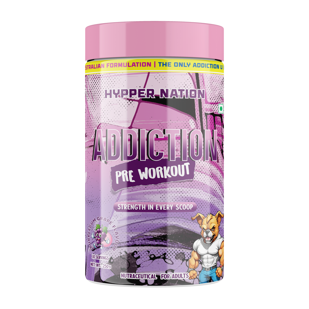 ADDICTION PRE-WORKOUT - 250 GRAM (30 SERVING) GRAPE