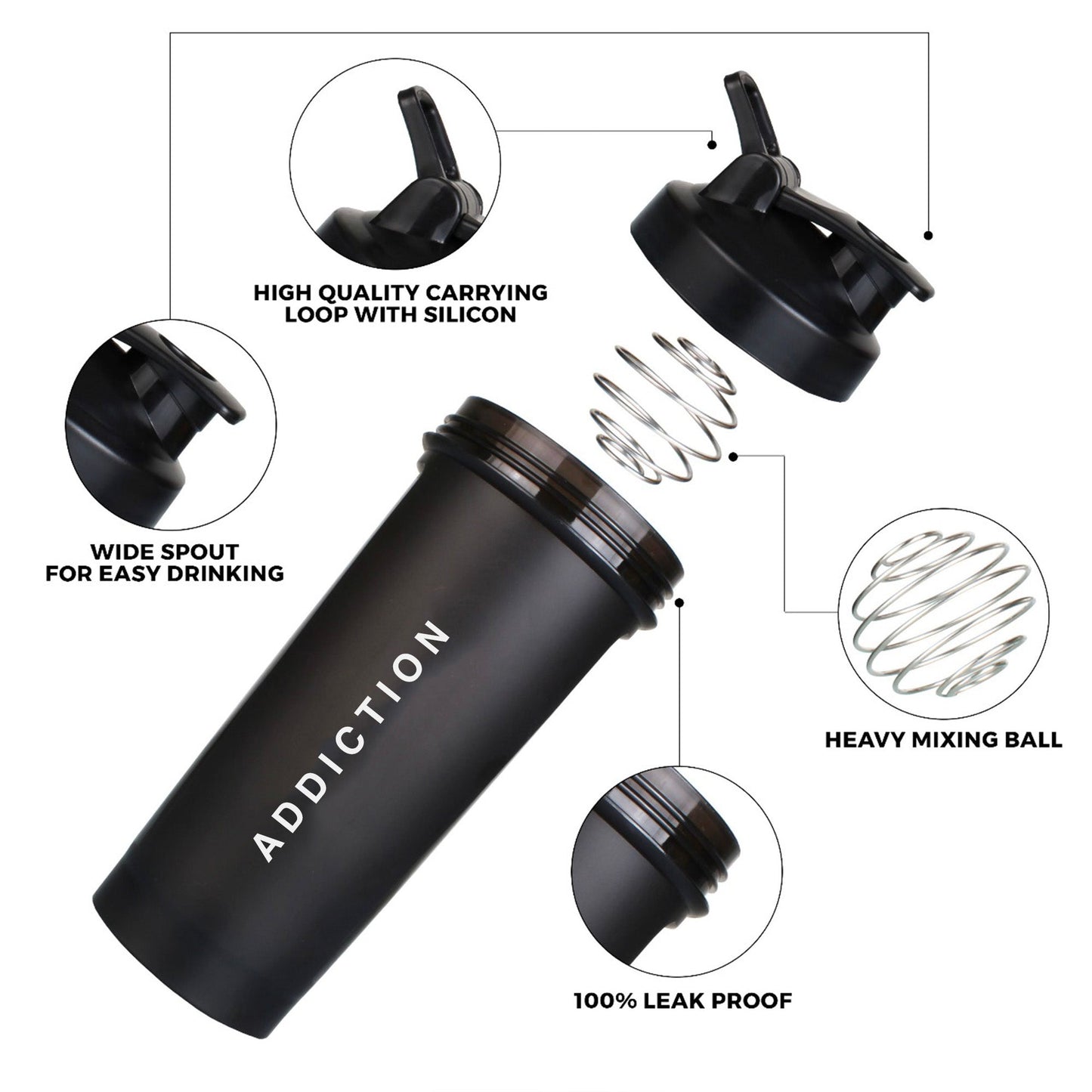 Hyppernation BeastBlender - 500 ml (Black)