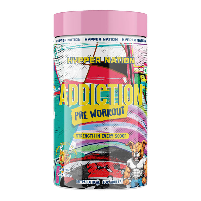 ADDICTION PRE-WORKOUT - 250 GRAM (30 SERVING) TROPICAL DELIGHT