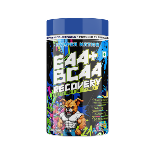 EAA+BCAA RECOVERY FLAVOUR:- BUBBLE BERRY RUSH