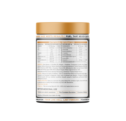 EVERLAST PRE-WORKOUT – 500G (100 SERVINGS) TROPICAL DELIGHT