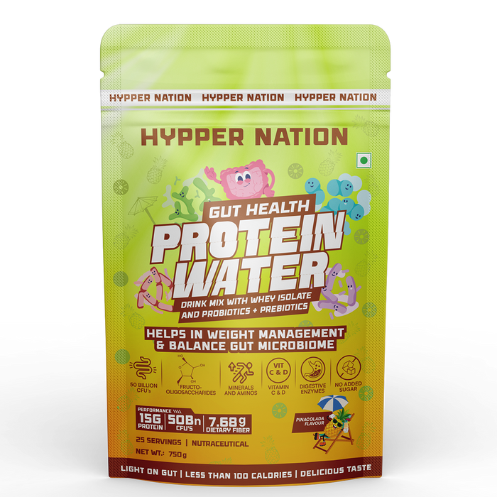 GUT HEALTH ISOLATE PROTEIN WATER - 750 GRAM (25 SERVINGS) PINA COLADA