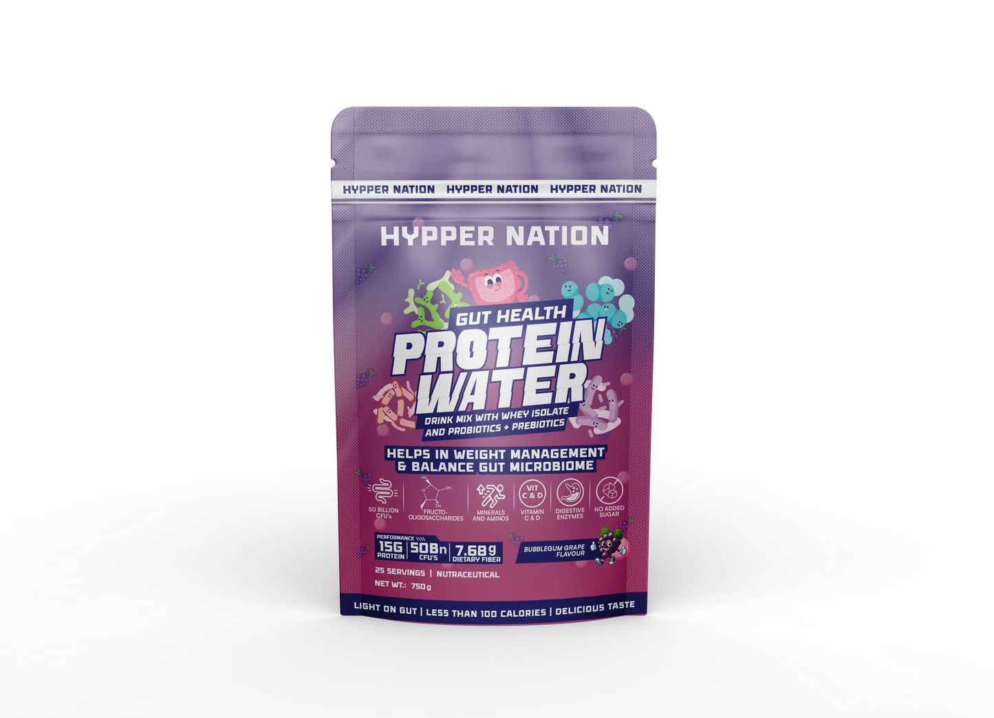 GUT HEALTH ISOLATE PROTEIN WATER - 750 GRAM (25 SERVINGS) PINA COLADA