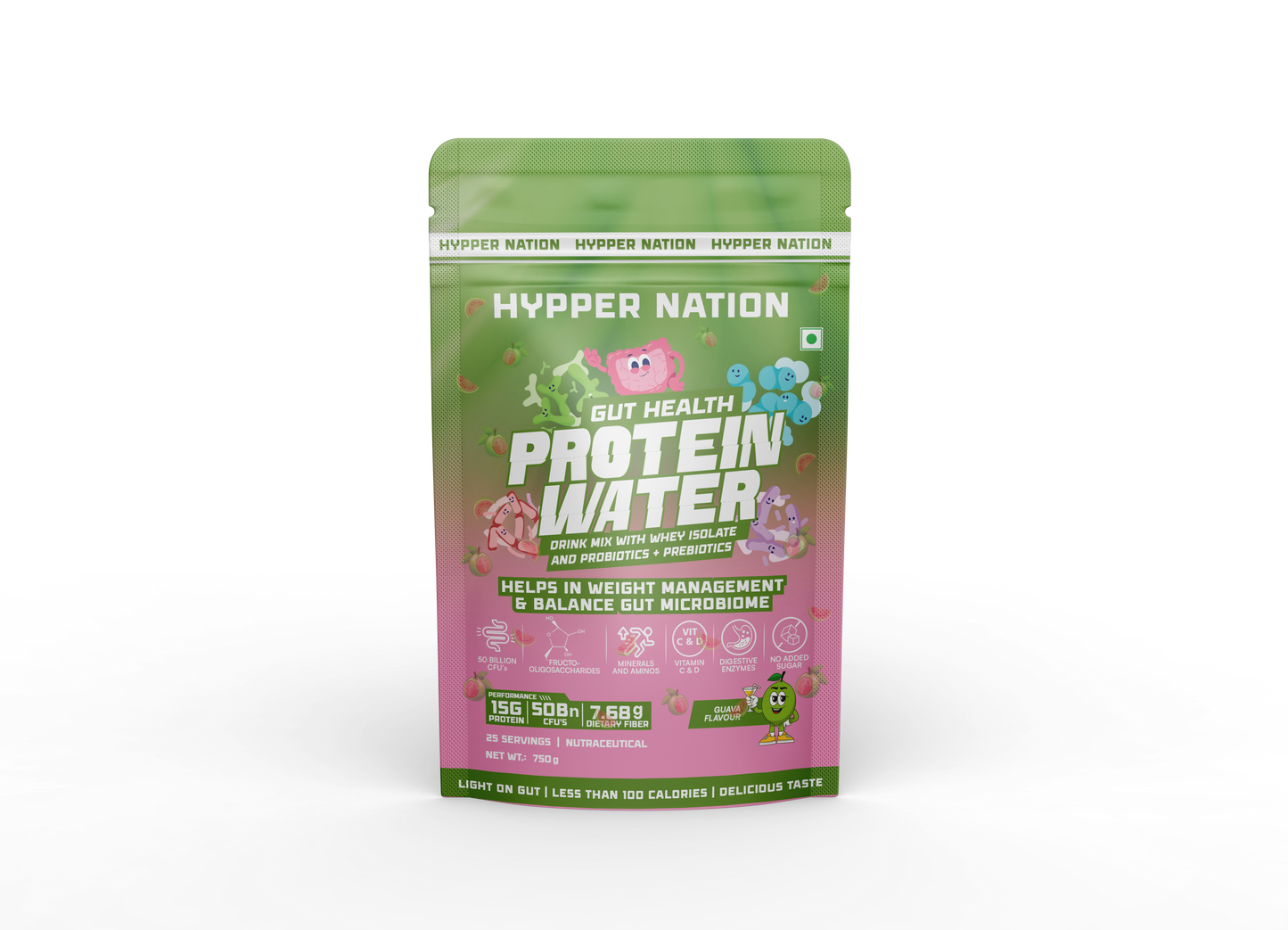 GUT HEALTH ISOLATE PROTEIN WATER - 750 GRAM (25 SERVINGS) PINA COLADA