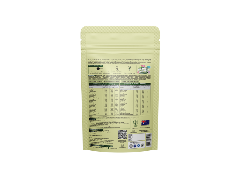 GUT HEALTH ISOLATE PROTEIN WATER - 750 GRAM (25 SERVINGS) BUBBLEGUM