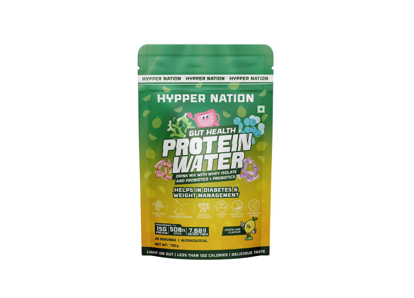 GUT HEALTH ISOLATE PROTEIN WATER - 750 GRAM (25 SERVINGS) PINA COLADA
