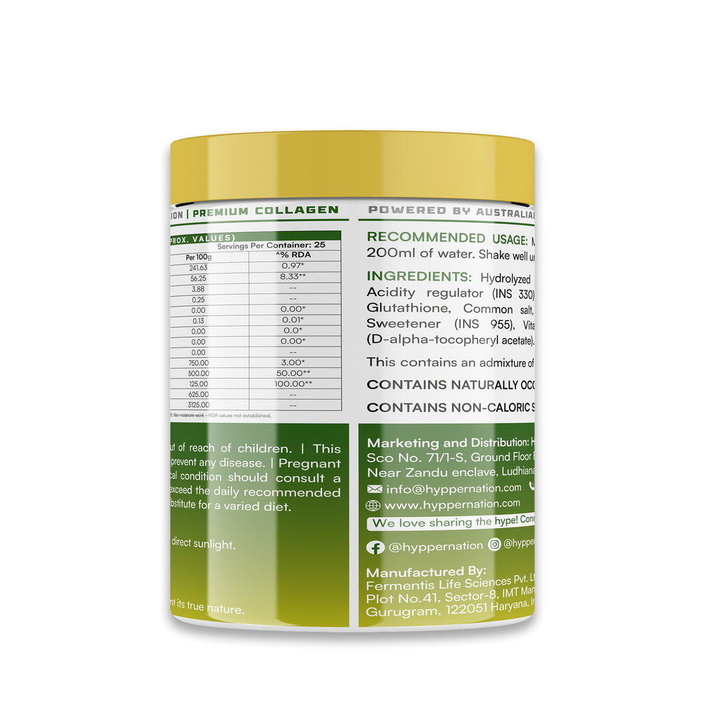 KOREAN SECRET - PREMIUM COLLAGEN - 200 GRAM (25 SERVINGS) PEACH ORANGE