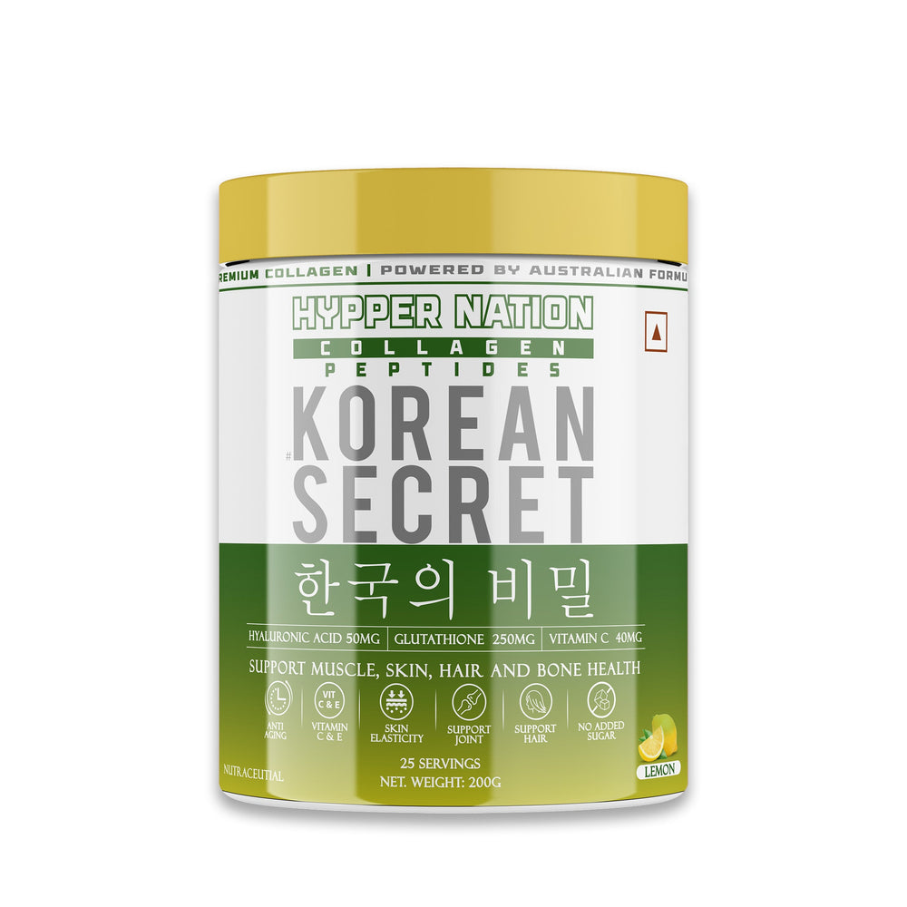 KOREAN SECRET - PREMIUM COLLAGEN - 200 GRAM (25 SERVINGS) PEACH ORANGE