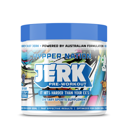 LIMITED EDITION JERK PRE-WORKOUT - 190 GRAM (25 SERVINGS) CANDY GRAPE