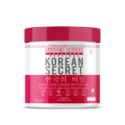 KOREAN SECRET - PREMIUM COLLAGEN - 200 GRAM (25 SERVINGS) STRAWBERRY MOJITO