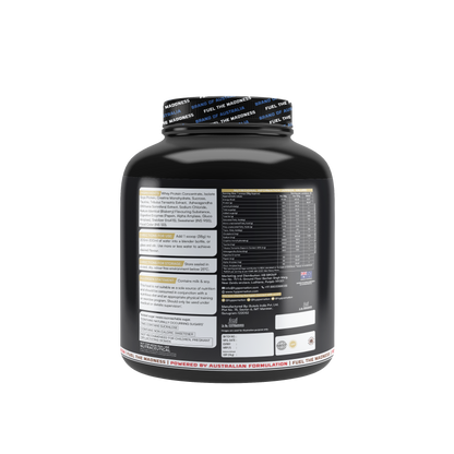 MAD MUSSLLE ADVANCED WHEY – 2KG (53 SERVINGS) 24G PROTEIN, 3G CREATINE 200MG, ASHWAGANDHA, 800mg TRIBULUS (VANILLA)