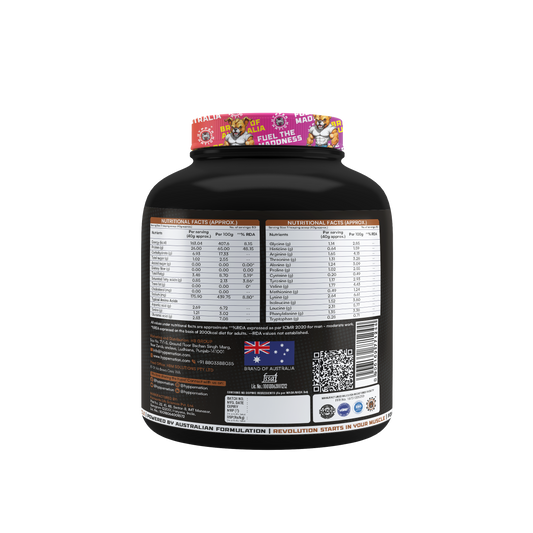 Revolution Protein 2kg (50 Servings) – 26g Protein, 5.6g BCAAs, No Added Sugar | Chocolate Swiss
