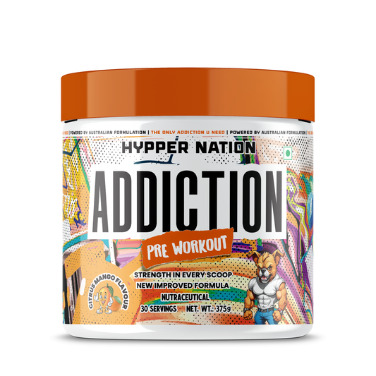 ADDICTION PRE-WORKOUT - 375 GRAM (30 SERVING) CITRUS MANGO