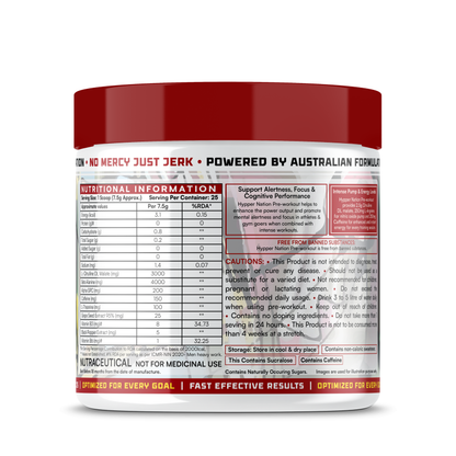 LIMITED EDITION JERK PRE-WORKOUT - 190 GRAM (25 SERVINGS) MANGO LOLLY