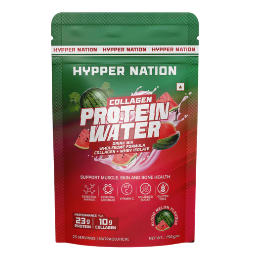 HYPPERNATION PROTEIN WATER + COLLAGEN: MANGO LOLLY - 750 GRAM (25 SERVINGS)
