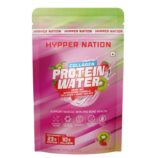 HYPPERNATION PROTEIN WATER + COLLAGEN: BLOOD MELON - 750 GRAM (25 SERVINGS)