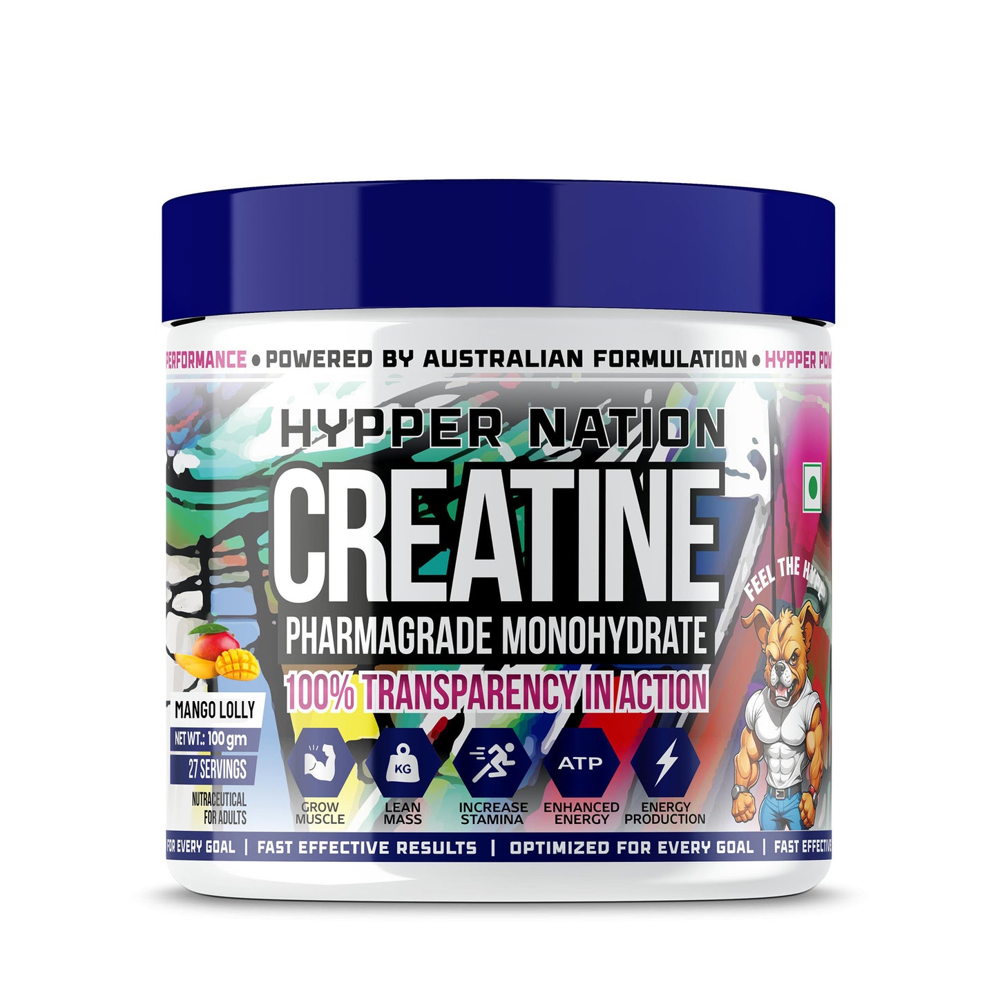 LIMITED EDITION CREATINE - 100 GRAM (27 SERVINGS) MANGO