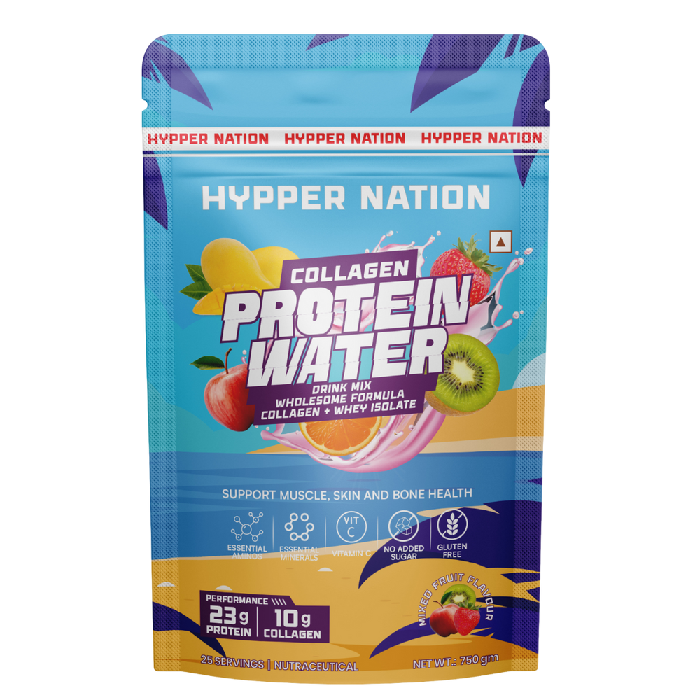 HYPPERNATION PROTEIN WATER + COLLAGEN: BLOOD MELON - 750 GRAM (25 SERVINGS)