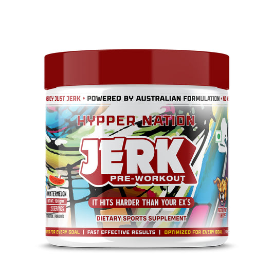 LIMITED EDITION JERK PRE-WORKOUT - 190 GRAM (25 SERVINGS) WATERMELON